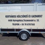 Utánfutó 750 KG Keretes-Ponyvás 150X300 CM SULLER S / WFF-321